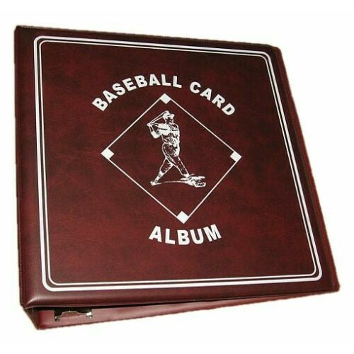 3 in. Album - Baseball - Burgundy 1 3 in. Album - Baseball - Burgundy 1